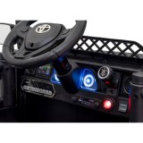JOKO Elektrické autíčko Toyota FJ Cruiser 4x4, penové kolesá, kožené sedadlo, čierne kamufláž