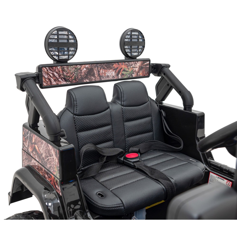 JOKO Elektrické autíčko Toyota FJ Cruiser 4x4, penové kolesá, kožené sedadlo, čierne kamufláž