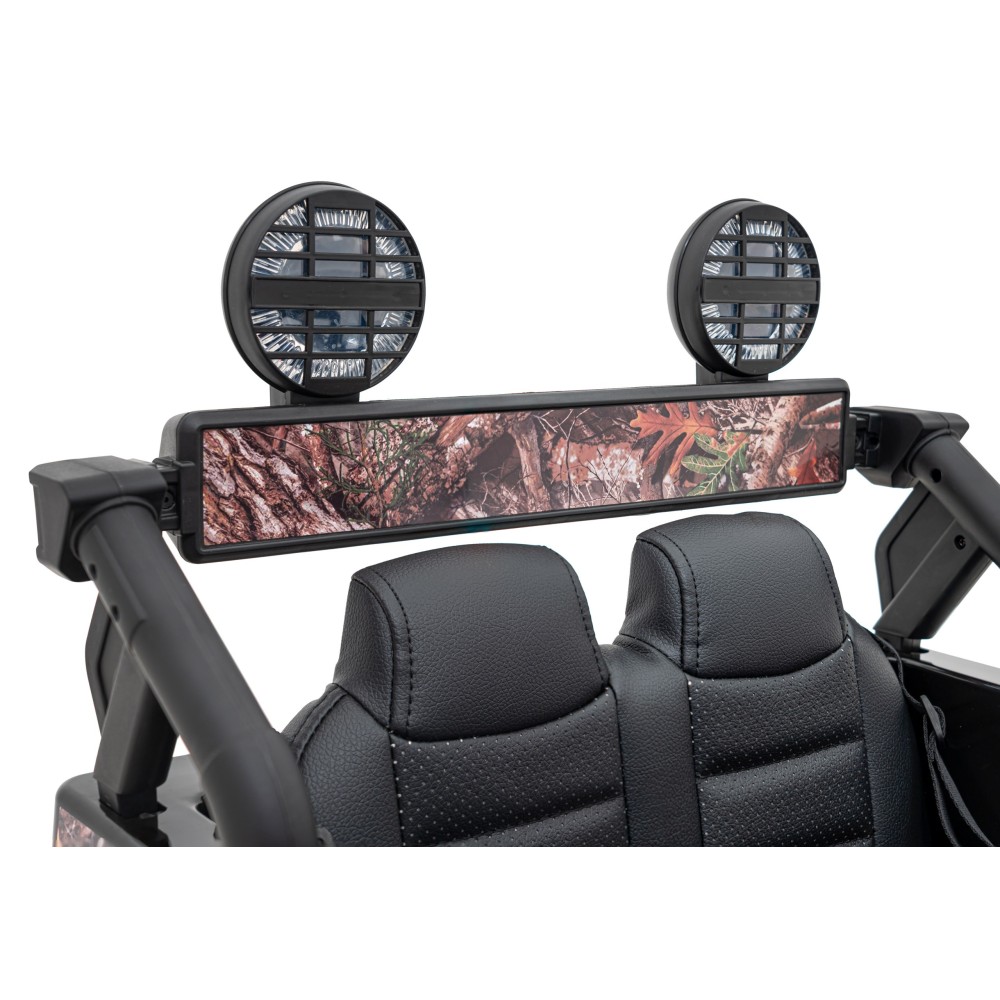 JOKO Elektrické autíčko Toyota FJ Cruiser 4x4, penové kolesá, kožené sedadlo, čierne kamufláž