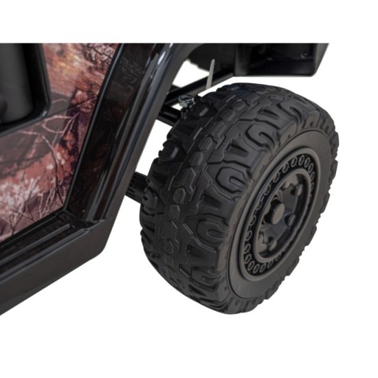 JOKO Elektrické autíčko Toyota FJ Cruiser 4x4, penové kolesá, kožené sedadlo, čierne kamufláž