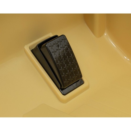 JOKO Elektrické autíčko Toyota FJ Cruiser 4x4, penové kolesá, kožené sedadlo, béžové