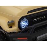 JOKO Elektrické autíčko Toyota FJ Cruiser 4x4, penové kolesá, kožené sedadlo, béžové