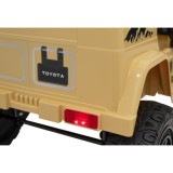JOKO Elektrické autíčko Toyota FJ Cruiser 4x4, penové kolesá, kožené sedadlo, béžové
