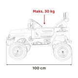 JOKO Elektrické autíčko Toyota FJ Cruiser 4x4, penové kolesá, kožené sedadlo, béžové