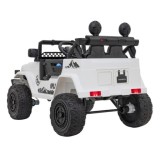 JOKO Elektrické autíčko Toyota FJ Cruiser 4x4, penové kolesá, kožené sedadlo, biele