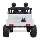 JOKO Elektrické autíčko Toyota FJ Cruiser 4x4, penové kolesá, kožené sedadlo, biele