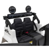 JOKO Elektrické autíčko Toyota FJ Cruiser 4x4, penové kolesá, kožené sedadlo, biele