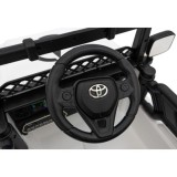 JOKO Elektrické autíčko Toyota FJ Cruiser 4x4, penové kolesá, kožené sedadlo, biele
