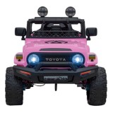 JOKO Elektrické autíčko Toyota FJ Cruiser 4x4, penové kolesá, kožené sedadlo, ružové