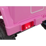 JOKO Elektrické autíčko Toyota FJ Cruiser 4x4, penové kolesá, kožené sedadlo, ružové