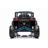 JOKO Elektrické autíčko Buggy ATV Defend 4x4, kožené sedadlo, penové kolesá, modré