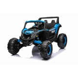 JOKO Elektrické autíčko Buggy ATV Defend 4x4, kožené sedadlo, penové kolesá, modré