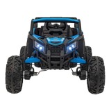 JOKO Elektrické autíčko Buggy ATV Defend 4x4, kožené sedadlo, penové kolesá, modré