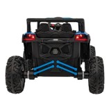 JOKO Elektrické autíčko Buggy ATV Defend 4x4, kožené sedadlo, penové kolesá, modré