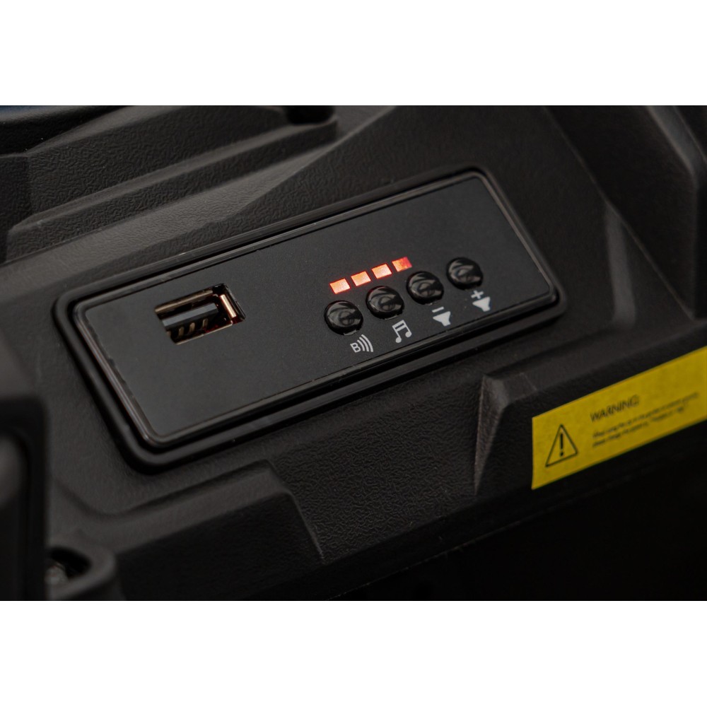 JOKO Elektrické autíčko Buggy ATV Defend 4x4, kožené sedadlo, penové kolesá, modré