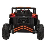 JOKO Elektrické autíčko Buggy ATV Defend 4x4, kožené sedadlo, penové kolesá, oranžové