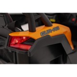 JOKO Elektrické autíčko Buggy ATV Defend 4x4, kožené sedadlo, penové kolesá, oranžové
