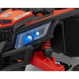 JOKO Elektrické autíčko Buggy ATV Defend 4x4, kožené sedadlo, penové kolesá, červené