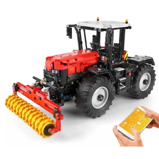Mould King RC Technická Stavebnica Traktor 2716ks 4v1 + poľnohospodárske stroje na Diaľkové ovládanie Dual Mode Control
