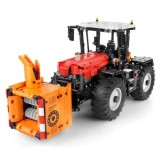 Mould King RC Technická Stavebnica Traktor 2716ks 4v1 + poľnohospodárske stroje na Diaľkové ovládanie Dual Mode Control