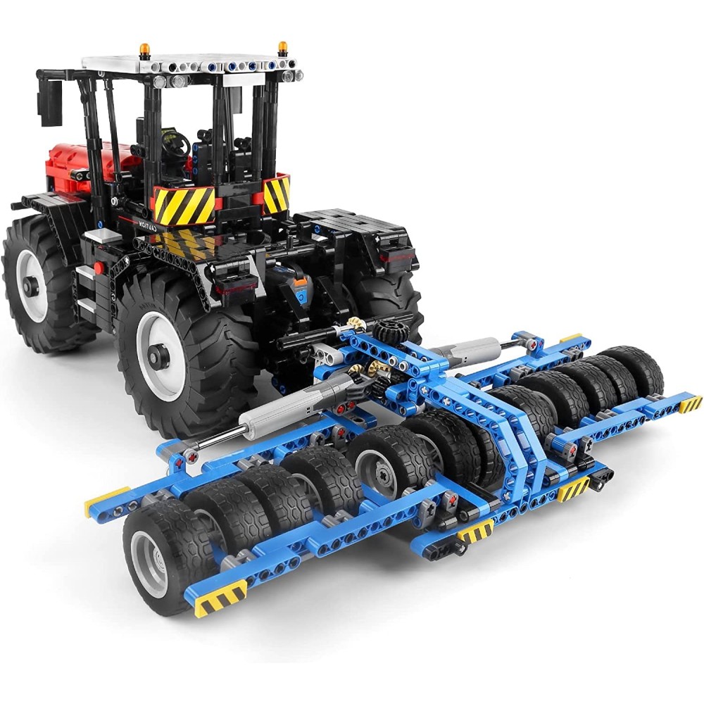 Mould King RC Technická Stavebnica Traktor 2716ks 4v1 + poľnohospodárske stroje na Diaľkové ovládanie Dual Mode Control