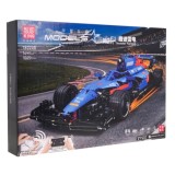 Mould King RC Technická Stavebnica Formula Bolid F1 1065ks na diaľkové ovládanie Dual Mode Control, modrá