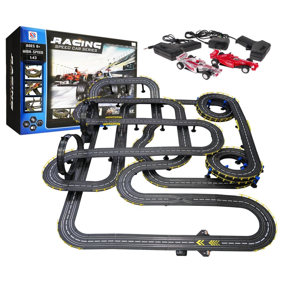 JOKO Mega Veľká Autodráha Mega Race Track Crazy Loop 2,68m x 1,87m, dĺžka Trasy 28 metrov