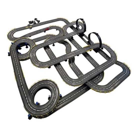 JOKO Mega Veľká Autodráha Mega Race Track Crazy Loop 2,68m x 1,87m, dĺžka Trasy 28 metrov