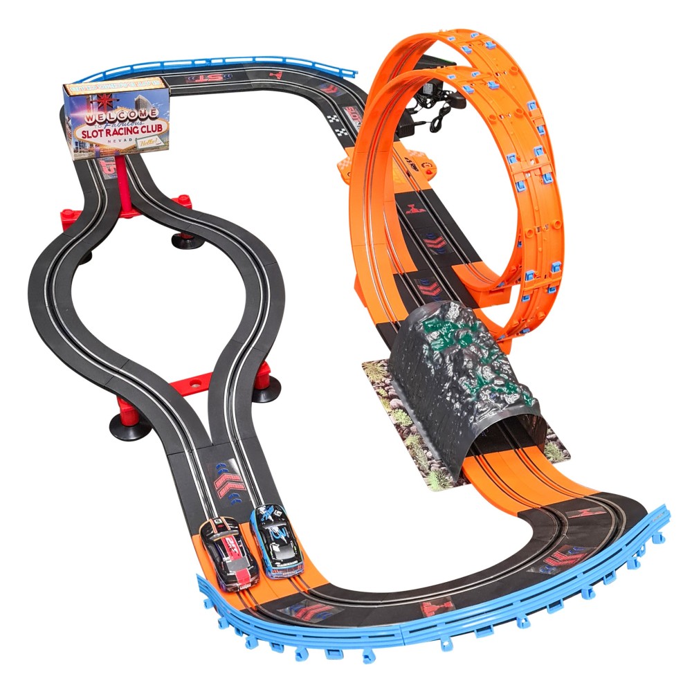 JOKO RC Autodráha MEGA Racing Track RACER 516 cm + 2 autíčka MEGA Racing Track RACER 1:43