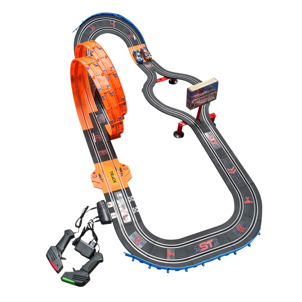 JOKO RC Autodráha MEGA Racing Track RACER 516 cm + 2 autíčka MEGA Racing Track RACER 1:43