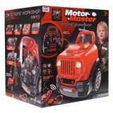 JOKO MOTOR Master Autodielňa Sada Malého Automechanika Auto Jeep Off-Road s volantom, so svetlom a zvukom, auto na učenie opravo