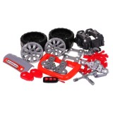JOKO MOTOR Master Autodielňa Sada Malého Automechanika Auto Jeep Off-Road s volantom, so svetlom a zvukom, auto na učenie opravo