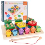 JOKO Detské Drevené Puzzle a Lovenie Rýb