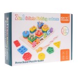 JOKO Detské Drevené Puzzle a Lovenie Rýb