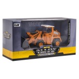JOKO Buldozér GLW, kovová pohyblivá lyžica + gumené pneumatiky + trecí pohon