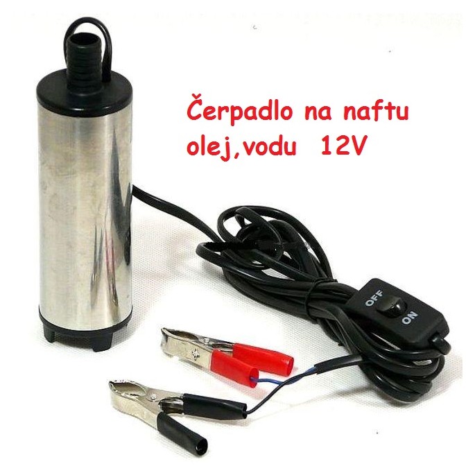 Čerpadlo na naftu,olej,vodu na 12V mini