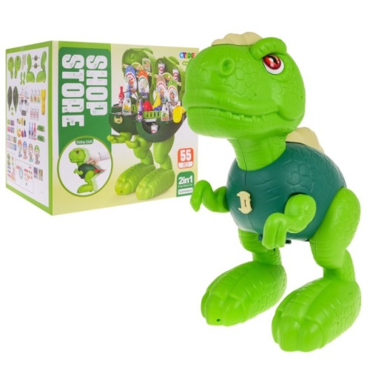 JOKO Detský Obchod Dinosaurus Tyranosaurus 55ks 2v1
