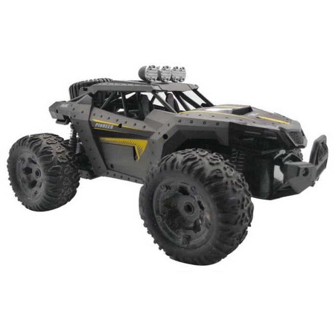 JOKO RC Kovové Auto Jeep MEGA Crawler PIONEER 1:12 s Kamerou, na diaľkové ovládanie, rýchlosť 28km/h, Dual Mode Control, sivé