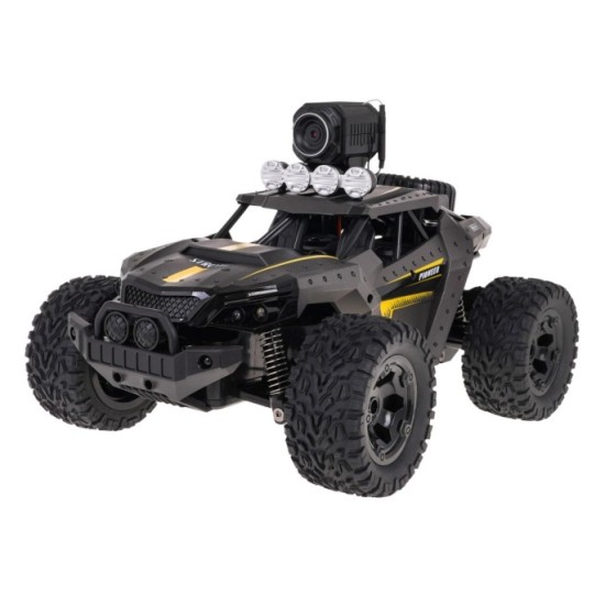 JOKO RC Kovové Auto Jeep MEGA Crawler PIONEER 1:12 s Kamerou, na diaľkové ovládanie, rýchlosť 28km/h, Dual Mode Control, sivé