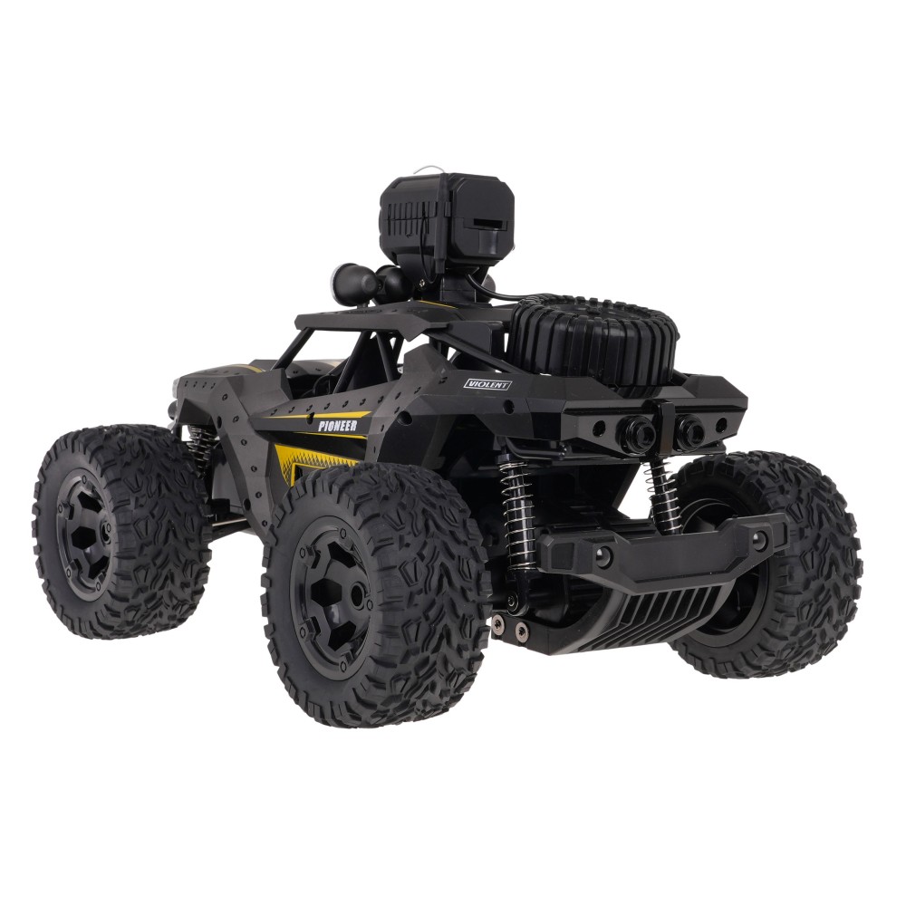 JOKO RC Kovové Auto Jeep MEGA Crawler PIONEER 1:12 s Kamerou, na diaľkové ovládanie, rýchlosť 28km/h, Dual Mode Control, sivé