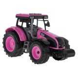 JOKO Interaktívny Traktor so svetlom a zvukom + Otváracia predná kapota, ružový