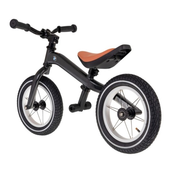 RASTAR Detské Kovové Odrážadlo BMW 12" s nafukovacími kolesami, nosnosť 45kg, tmavo sivé