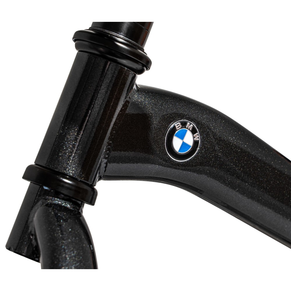 RASTAR Detské Kovové Odrážadlo BMW 12" s nafukovacími kolesami, nosnosť 45kg, tmavo sivé