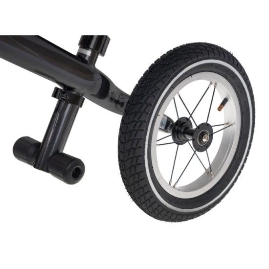 RASTAR Detské Kovové Odrážadlo BMW 12" s nafukovacími kolesami, nosnosť 45kg, tmavo sivé