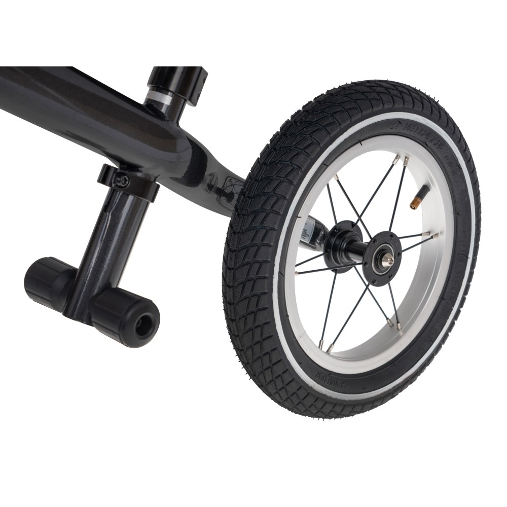 RASTAR Detské Kovové Odrážadlo BMW 12" s nafukovacími kolesami, nosnosť 45kg, tmavo sivé