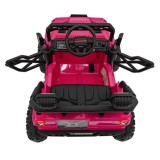 JOKO Elektrické autíčko Jeep OFF Road 4x4, penové kolesá, kožené sedadlo, FM rádio, ružové