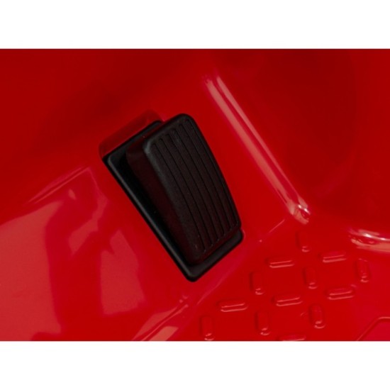 JOKO Elektrické autíčko Jeep OFF Road 4x4, penové kolesá, kožené sedadlo, FM rádio, červené