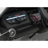 JOKO Elektrické autíčko Mercedes Benz AMG SL63 4x4, penové kolesá, kožené sedadlo, FM rádio, biele