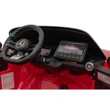 JOKO Elektrické autíčko Mercedes Benz AMG SL63 4x4, penové kolesá, kožené sedadlo, FM rádio, červené
