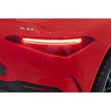 JOKO Elektrické autíčko Mercedes Benz AMG SL63 4x4, penové kolesá, kožené sedadlo, FM rádio, červené